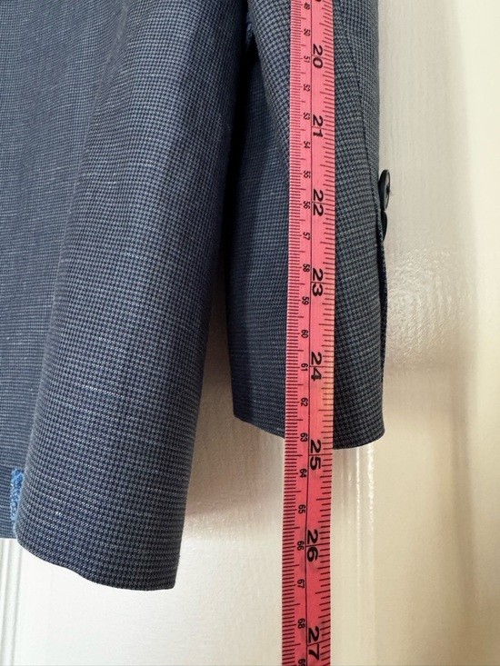 Original Penguin Men's Blue Notch Lapel Suit Jacket Size 44R - Picture 11 of 14